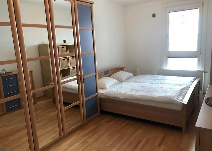 Apartmán Bright With A Free Parking Garage @ Wienerberg Vídeň